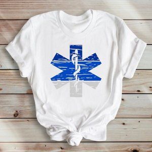 EMS Shirt | EMT Shirts | Responders Tshirt | EMT Star Tshirt | Emergency Medical